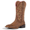 J's.o.l.e Western Wide Calf Cowboy Boots Women Wide Width Square Toe Cowgirl Boots Embroidered Riding Black Brown Boot
