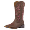 J's.o.l.e Western Wide Calf Cowboy Boots Women Wide Width Square Toe Cowgirl Boots Embroidered Riding Black Brown Boot