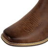 J's.o.l.e Men's Western Cowboy Boots Square Toe Ankle Boot for Men Chelsea Dress Casual Boots