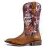 J's.o.l.e Western Wide Calf Cowboy Boots Women Wide Width Square Toe Cowgirl Boots Embroidered Riding Black Brown Boot