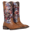 J's.o.l.e Western Wide Calf Cowboy Boots Women Wide Width Square Toe Cowgirl Boots Embroidered Riding Black Brown Boot
