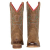 J's.o.l.e Square Toe Cowboy Boots for Women Wide Calf Pull On Fashion Embroidered Western Cowgirl Boots