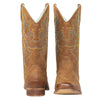 J's.o.l.e Square Toe Cowboy Boots for Women Wide Calf Pull On Fashion Embroidered Western Cowgirl Boots