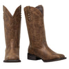 J’s.o.l.e Square Toe Cowboy Boots for Women Wide Calf Cowgirl Boots Harness Western Boots