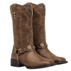 J’s.o.l.e Square Toe Cowboy Boots for Women Wide Calf Cowgirl Boots Harness Western Boots
