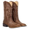 J's.o.l.e Square Toe Cowboy Boots for Women, Wide Calf Cowgirl Boots with Fashion Embroidery, Comfortable Mid-Calf Western Boots for Daily Casual Country Concert