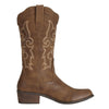 J's.o.l.e Cowgirl Boots Cowboy Boots for Women Embroidered Pointed Toe Wide Mid Calf Western Brown Black