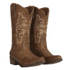 J's.o.l.e Cowgirl Boots Cowboy Boots for Women Embroidered Pointed Toe Wide Mid Calf Western Brown Black