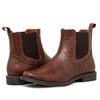 J's.o.l.e Men's Western Cowboy Boots Square Toe Ankle Boot for Men Chelsea Dress Casual Boots