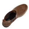 J's.o.l.e Chelsea Cowboy Boots for Men Round Toe Western Slip on Boot Dress Casual Work Ankle Boots Brown